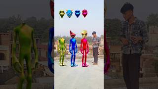 3 Alien vs Me correct head matching new game funny magic video viral vfxtrending [upl. by Anerbas]