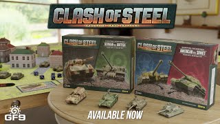 Clash of Steel  Tabletop Tank Battles  Trailer 2024 [upl. by Soo]