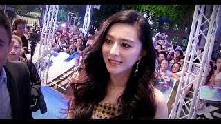 Fan Bingbing at the XMen Days Of Future Past Singapore premiere [upl. by Yleme]