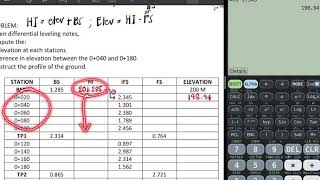 Profile Leveling Sample Problem [upl. by Liris]