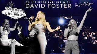 Katharine McPhee Foster amp David Foster in Las Vegas with Loren Allred Pia Fernando amp Michael Buble [upl. by Amocat598]