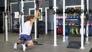 Chest Supported Single Arm Banded Lat Pulldown [upl. by Perpetua]