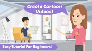 How to make cartoon video Easy tutorial for beginners [upl. by Renado664]