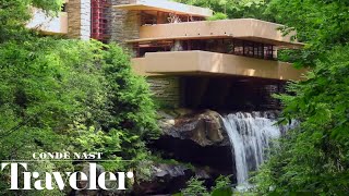 Inside Frank Lloyd Wright’s Iconic Fallingwater House  Condé Nast Traveler [upl. by Tobit]