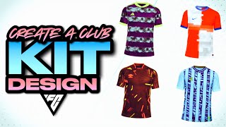 THE BEST KIT DESIGNS IN FC 24 CREATE A CLUB [upl. by Thant]