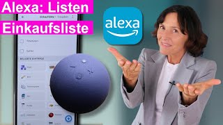 Einkaufslisten mit Alexa Listen schreiben und nichts mehr vergessen Alexa einfach erklärt [upl. by Izabel]