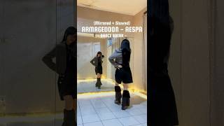 DANCE BREAK MIRRORED  075x speed ARMAGEDDON  AESPA  Itstesa Kpop Dance Tutorial [upl. by Nere]