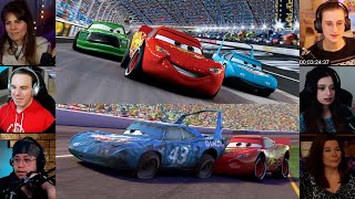 Cars  Final Race  McQueen helps The King  Cars  2006  Reaction Mashup  cars [upl. by Auohc346]