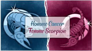 Homme Cancer ♋ Femme Scorpion ♏ Compatibilité Astrologique Amoureuse [upl. by Etam]