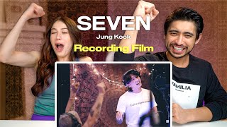 Jung Kook Seven Recording Film Reaction [upl. by Murvyn]