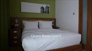 Hampton by Hilton Munich City West Queen Room [upl. by Couq]