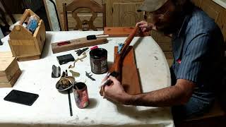 Hawken rifle staining the stock [upl. by Econah494]