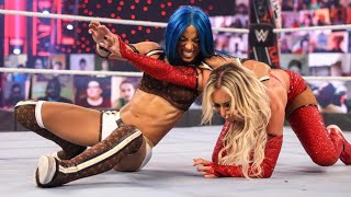 FULL MATCH  Sasha Banks vs Carmella – SmackDown Women’s Championship Match Royal Rumble 2021 [upl. by Nemracledairam237]