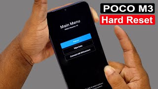 POCO M3 Hard Reset amp Pattern Unlock  POCO M3 M2010J19CI Factory Reset Without PC [upl. by Hannavahs]