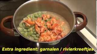 Risotto maken kan iedereen  Risotto met garnalen en tuinbonen [upl. by Anihsit]