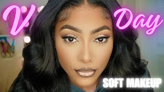 SOFT VALENTINES MAKEUP GRWM  PETITESUE DIVINITII [upl. by Arney]