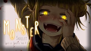 ◤Nightcore◢ ↬ Monster lyrics  COVER BRIGHTER THAN A THOUSAND SUNS [upl. by Aneloj624]