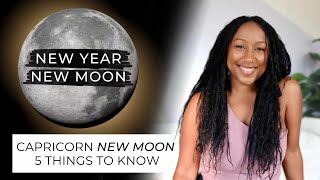 New Moon January 11th  5 Things to Know ✨ [upl. by Ahsile]