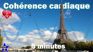 La cohérence cardiaque avec la Tour Eiffel avec minuteur [upl. by Llecrep565]