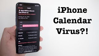 iPhone Calendar Virus How to Get Rid of It [upl. by Cordelie]