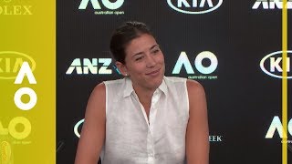 Garbiñe Muguruza  PreTournament Press Conference  Australian Open 2018 [upl. by Enileqcaj]