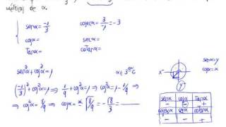 Calculo de las restantes razones trigonométricas [upl. by Bickart]