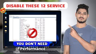 Disable THESE 12 Windows SERVICES Right Now 2024 🚀 Speedup Windows Performance [upl. by Fachan]