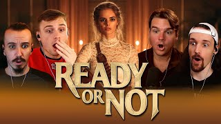 READY OR NOT 2019 MOVIE REACTION  First Time Watching [upl. by Aicire208]