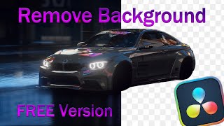 How to Remove Background in DaVinci Resolve FREE Version [upl. by Peltz]