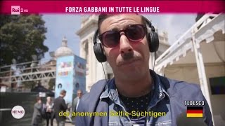 Forza Gabbani in tutte le lingue  Nemo  Nessuno Escluso 04052017 [upl. by Ahsakal]