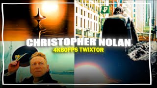 CHRISTOPHER NOLAN PART 1  4K60FPS TWIXTOR  FREE CLIPS [upl. by Mano838]