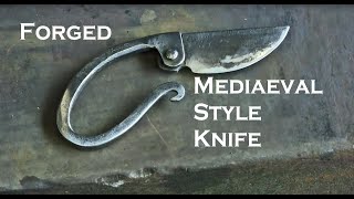 Mediaeval Style folding knife Part one [upl. by Clifton]