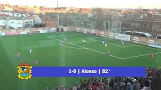 CDA Navalcarnero 10 CF Fuenlabrada Ocasiones y goles [upl. by Anilos]