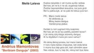 Andrius Mamontovas  Meilė Laisva [upl. by Yelra565]