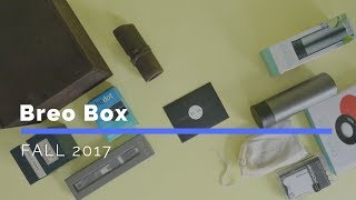 Breo Box Subscription Box Unboxing Fall 2017 [upl. by Brand]