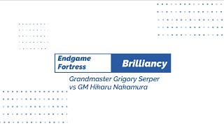 Endgame Fortress Brilliancy  Grandmaster Grigory Serper vs GM Hikaru Nakamura  chess 2005 [upl. by Graybill975]