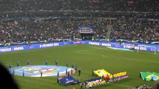 France  Brésil  Un bout de la Marseillaise HD [upl. by Ynes]