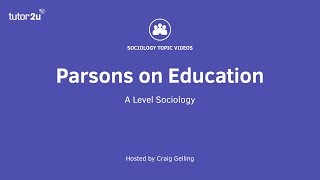 Parsons on Education [upl. by Valeria]