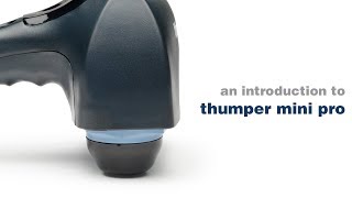 An introduction to Thumper Mini Pro  Bringing Deep Tissue Massages from the Clinic to your Home [upl. by Fariss401]