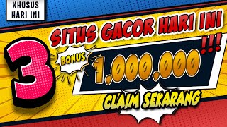 3 Daftar Situs Gacor Hari Ini Paling Mudah Jackpot 🔥 Situs Slot Gacor Hari Ini [upl. by Elaen]