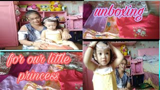 UNBOXING PACKAGE FOR OUR LITTLE PRINCESS  LOVABLE MAE VLOG [upl. by Imas]