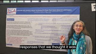 LBCA Poster Individuals with Invasive Lobular Carcinoma Raise Their Voices About ILC and Surgery [upl. by Tohcnarf367]