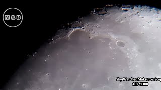 Last Nights Moon in Colour  4K [upl. by Ahsinam]