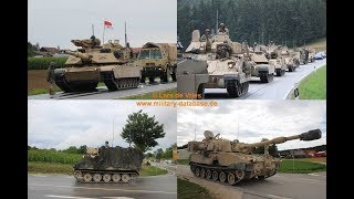 2019 Combined Resolve XII  Tactical Road March  1st Armored Brigade Combat Team  Teil 23 [upl. by Sandeep555]