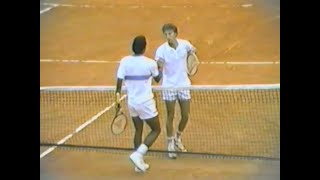 Ronald Agenor vs Martin Jaite  16 63 60 26 46 Roland Garros Paris 1986 [upl. by Anestassia]