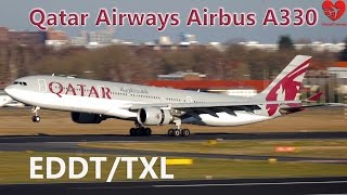 Qatar Airways Airbus A330│Landing  Germany BerlinTegel TXL│241215 [upl. by Ahsakat839]