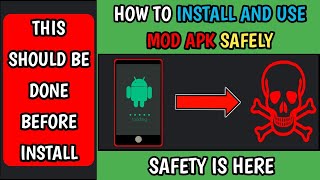 how to install and use mod apk safely [upl. by Aim]