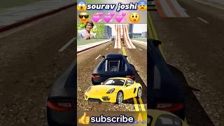 🥰❤️SOURAV JOSHI CAR JUMPING TEST WAIT FOR KUNALI KON JITEGA challenge indianbikedriving3d winner [upl. by Aiciruam]