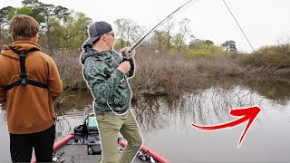 Fishing DIRT Shallow Water For Big Bass [upl. by Nivri]