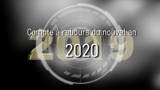 Compte à rebours du nouvel an 2020 [upl. by Nylhtiak]